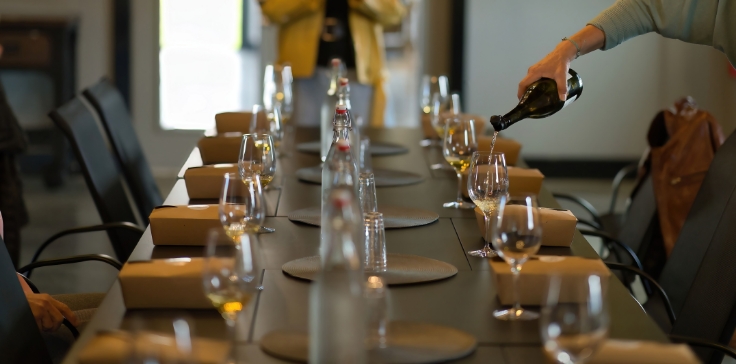 Photo of wine glasses on a table - Washington Wine Experience